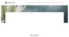 Desktop Screenshot of melimelo-atelier.com