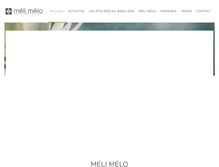 Tablet Screenshot of melimelo-atelier.com